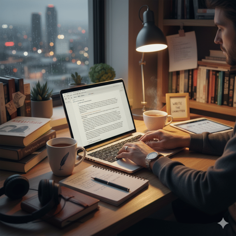 Read more about the article Step-by-Step Guide to Writing Your Book with a Professional E-Book Ghostwriter