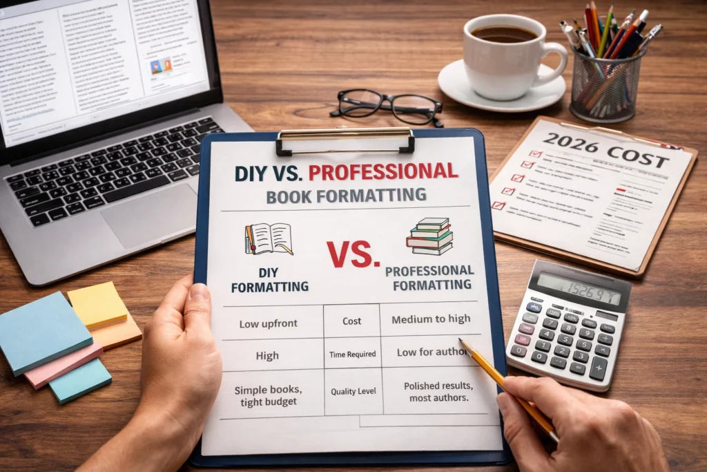 DIY vs Professional Book Formatting