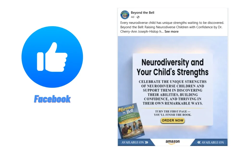 Screenshot of Facebook Post of Beyond the bell