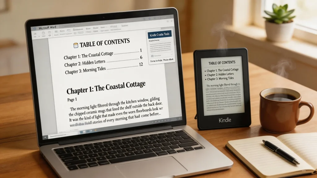 How to format a book for Kindle book formatting